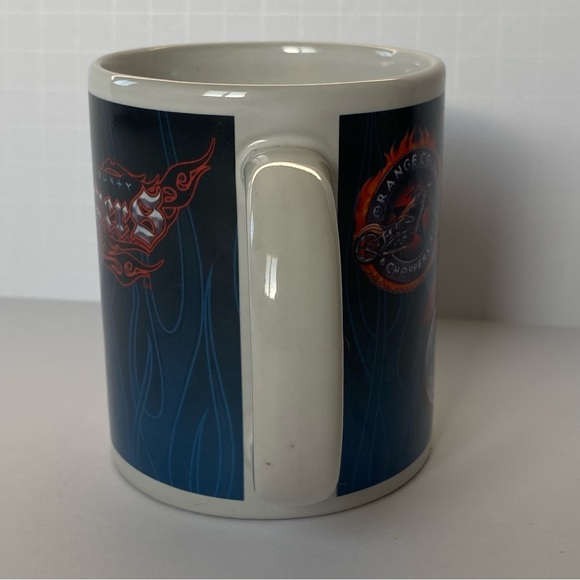 Orange County Choppers Mug Motorcycle American Custom Steel Chrome EUC - Picture 5 of 14